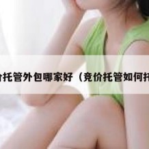 竞价托管外包哪家好（竞价托管如何托管）