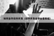 如何自学软件开发（软件开发自学全套教程）