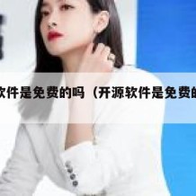 开源软件是免费的吗（开源软件是免费的吗安全吗）