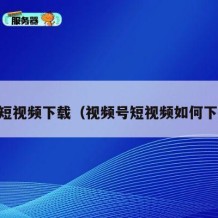 91短视频下载（视频号短视频如何下载）