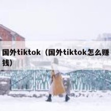 国外tiktok（国外tiktok怎么赚钱）