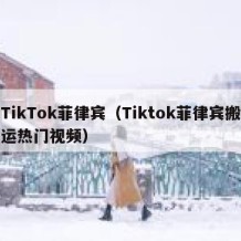 TikTok菲律宾（Tiktok菲律宾搬运热门视频）