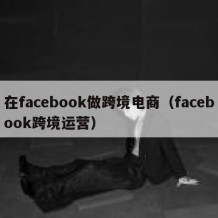 在facebook做跨境电商（facebook跨境运营）