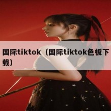 国际tiktok（国际tiktok色板下载）