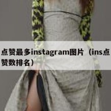 点赞最多instagram图片（ins点赞数排名）