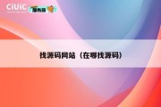 找源码网站（在哪找源码）