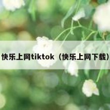 快乐上网tiktok（快乐上网下载）