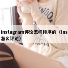 instagram评论怎样排序的（ins怎么评论）