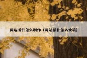 网站插件怎么制作（网站插件怎么安装）