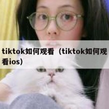 tiktok如何观看（tiktok如何观看ios）