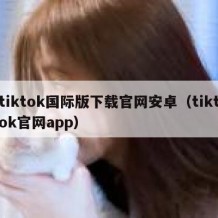 tiktok国际版下载官网安卓（tiktok官网app）