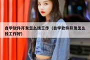 自学软件开发怎么找工作（自学软件开发怎么找工作好）