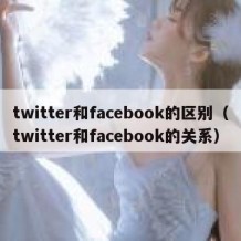 twitter和facebook的区别（twitter和facebook的关系）