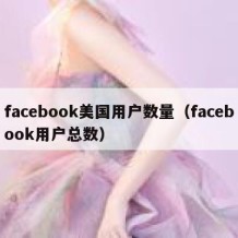 facebook美国用户数量（facebook用户总数）