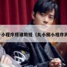 丸子小程序搭建教程（丸小圈小程序源码）