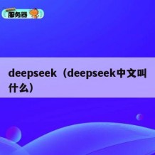 deepseek（deepseek中文叫什么）