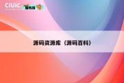 源码资源库（源码百科）