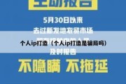 个人ip打造（个人ip打造是骗局吗）