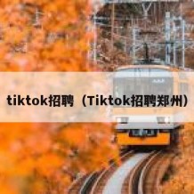 tiktok招聘（Tiktok招聘郑州）