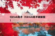 tiktok助手（tiktok助手破解版）