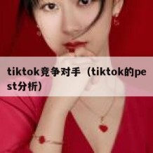 tiktok竞争对手（tiktok的pest分析）