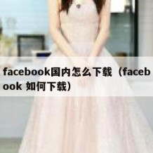 facebook国内怎么下载（facebook 如何下载）