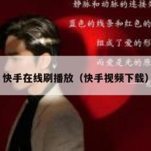 快手在线刷播放（快手视频下载）