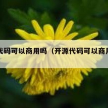 开源代码可以商用吗（开源代码可以商用吗为什么）