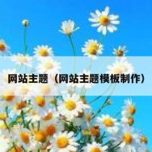 网站主题（网站主题模板制作）