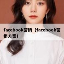 facebook营销（facebook营销方案）