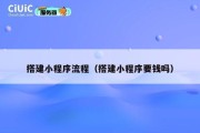 搭建小程序流程（搭建小程序要钱吗）