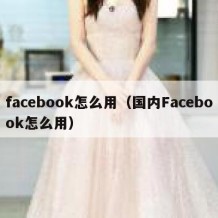 facebook怎么用（国内Facebook怎么用）