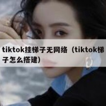 tiktok挂梯子无网络（tiktok梯子怎么搭建）