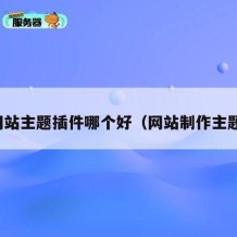 网站主题插件哪个好（网站制作主题）