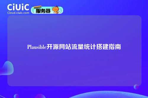 Plausible开源网站流量统计搭建指南