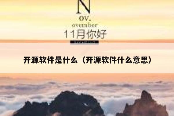 开源软件是什么（开源软件什么意思） 第1张