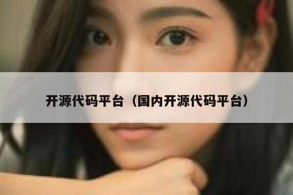 开源代码平台（国内开源代码平台） 第1张