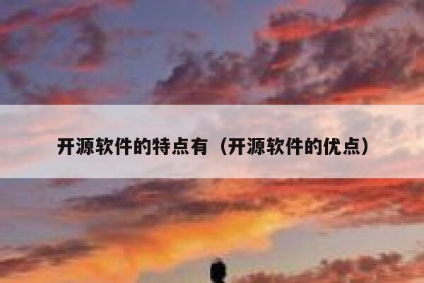 开源软件的特点有（开源软件的优点） 第1张
