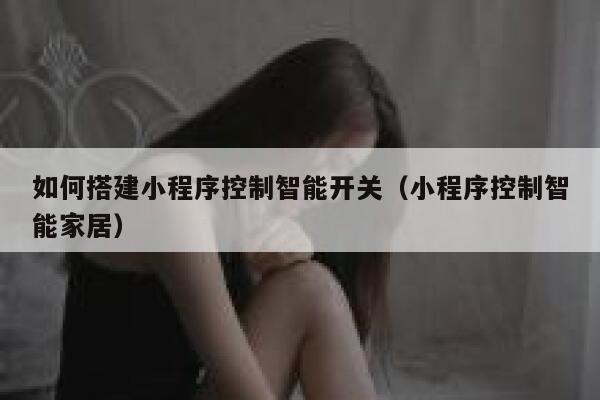 如何搭建小程序控制智能开关（小程序控制智能家居） 第1张