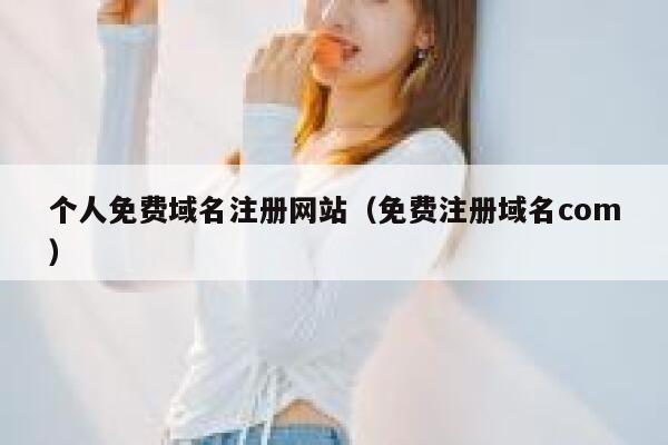 个人免费域名注册网站（免费注册域名com） 第1张