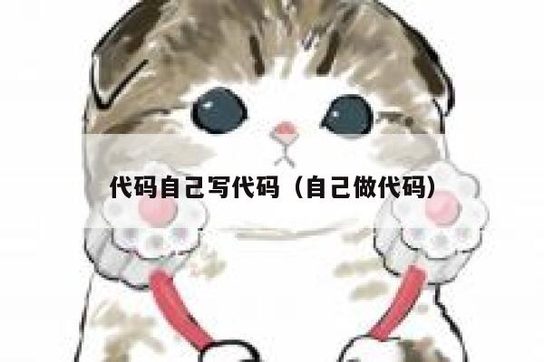 代码自己写代码（自己做代码） 第1张