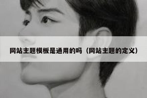 网站主题模板是通用的吗（网站主题的定义） 第1张