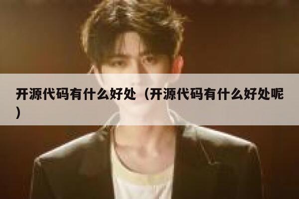 开源代码有什么好处（开源代码有什么好处呢） 第1张
