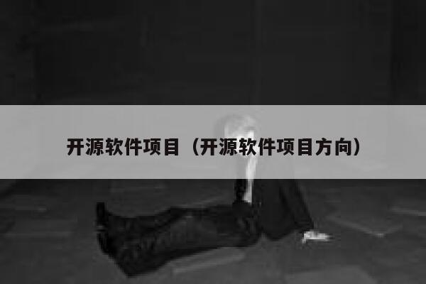 开源软件项目（开源软件项目方向） 第1张