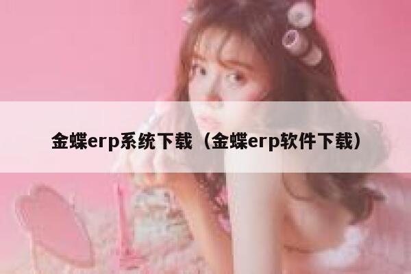 金蝶erp系统下载（金蝶erp软件下载） 第1张