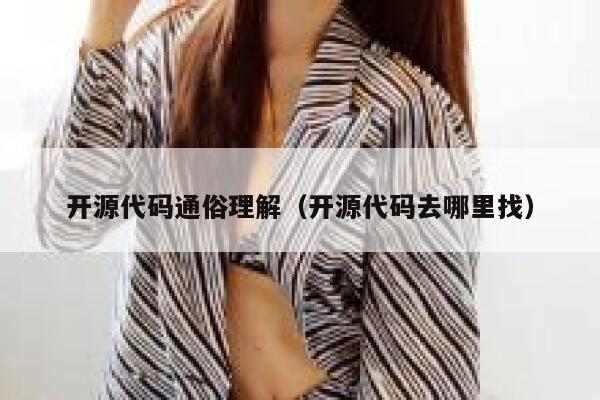 开源代码通俗理解（开源代码去哪里找） 第1张