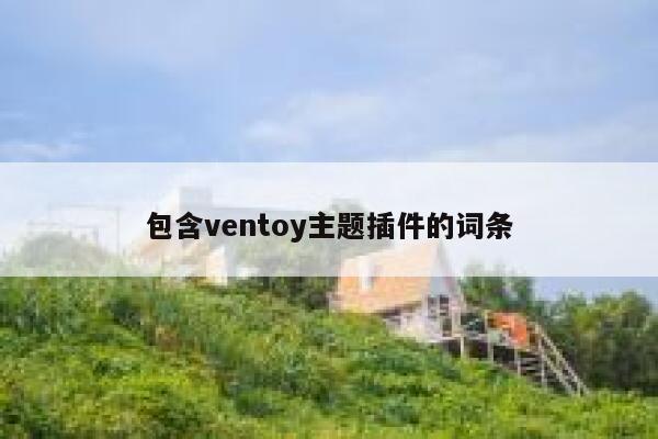 包含ventoy主题插件的词条 第1张
