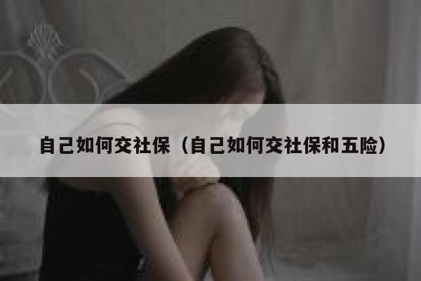 自己如何交社保（自己如何交社保和五险） 第1张