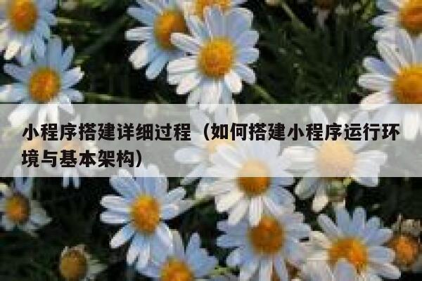 小程序搭建详细过程（如何搭建小程序运行环境与基本架构） 第1张
