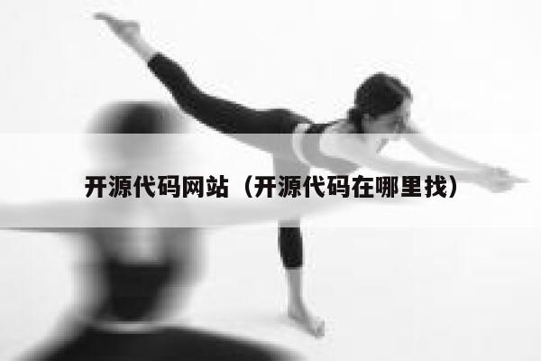 开源代码网站（开源代码在哪里找） 第1张